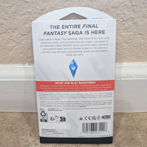 2 Magic The Gathering Final Fantasy Booster Play Booster Packs Trading Cards New - Picture 7 of 8